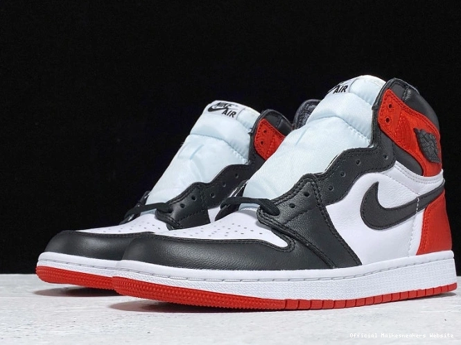 Official Maikesneakers Toe CD0461-016 Black Satin Retro Jordan Air 1 High 0706